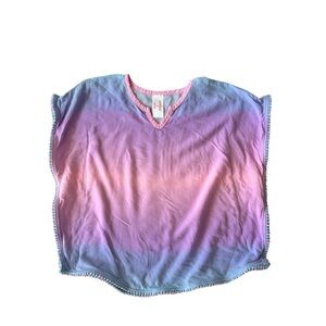 Cat & Jack Baby Girl Ombre Swim Cover-Up Rainbow - Size 12 months